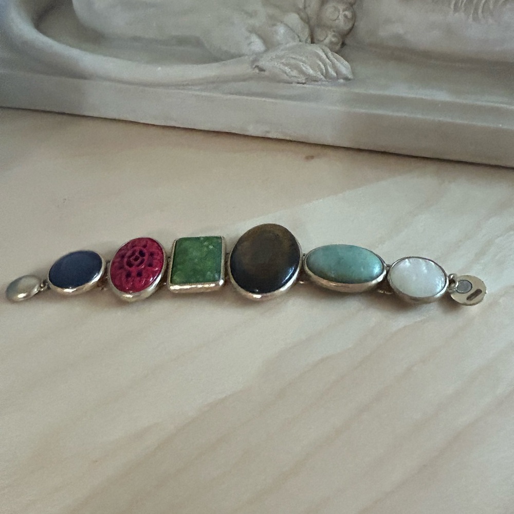 Multi-Colored Faux Stone Bracelet